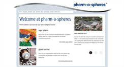 Desktop Screenshot of pharm-a-spheres.com